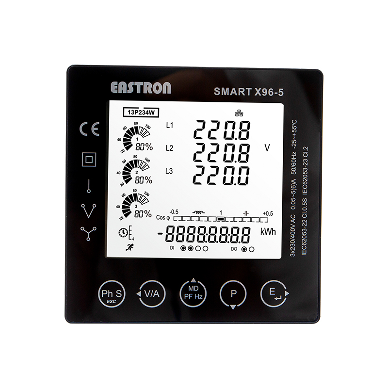 Ethernet-Modbus-Gateway 96x96 Panelmontierter Multifunktions-Leistungsanalysator