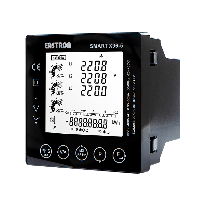 Ethernet-Modbus-Gateway 96x96 Panelmontierter Multifunktions-Leistungsanalysator