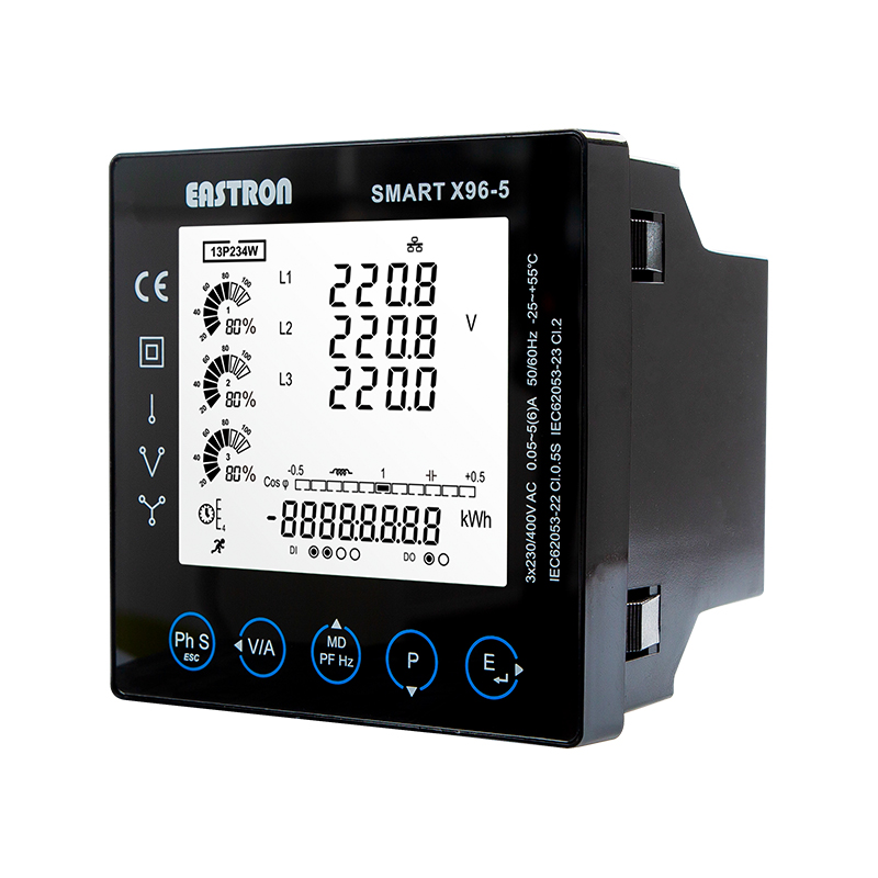 Ethernet Modbus TCP 96X96 Panelmontierter Multifunktions-Leistungsanalysator