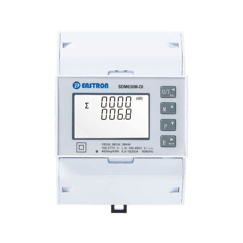 Dreiphasiger MID-Energiezähler mit digitalem Eingang RS485 Modbus DIN-Schiene