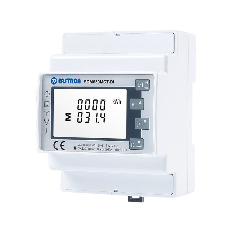 Digitaleingang RS485 Modbus CT-betriebener dreiphasiger Multifunktions-Energiezähler