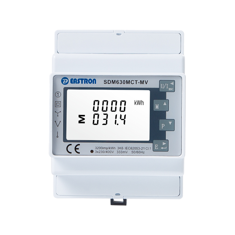 RS485 mA/mV CT-betriebener dreiphasiger Multifunktions-Energiezähler auf DIN-Schiene