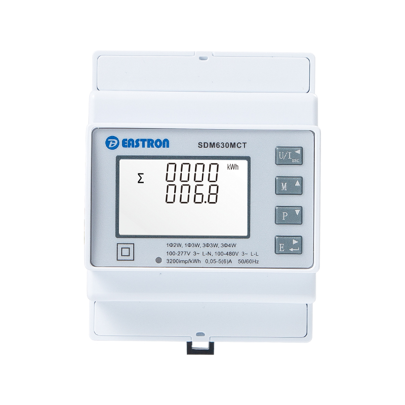 Dreiphasiger MID-Energiezähler mit RS485-Modbus-CT-Betrieb, DIN-Schiene