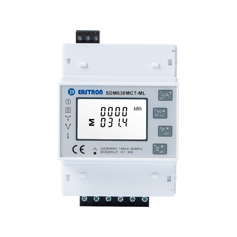 Quad Load RS485 Modbus DIN-Schiene Dreiphasen-Multifunktions-Energiezähler