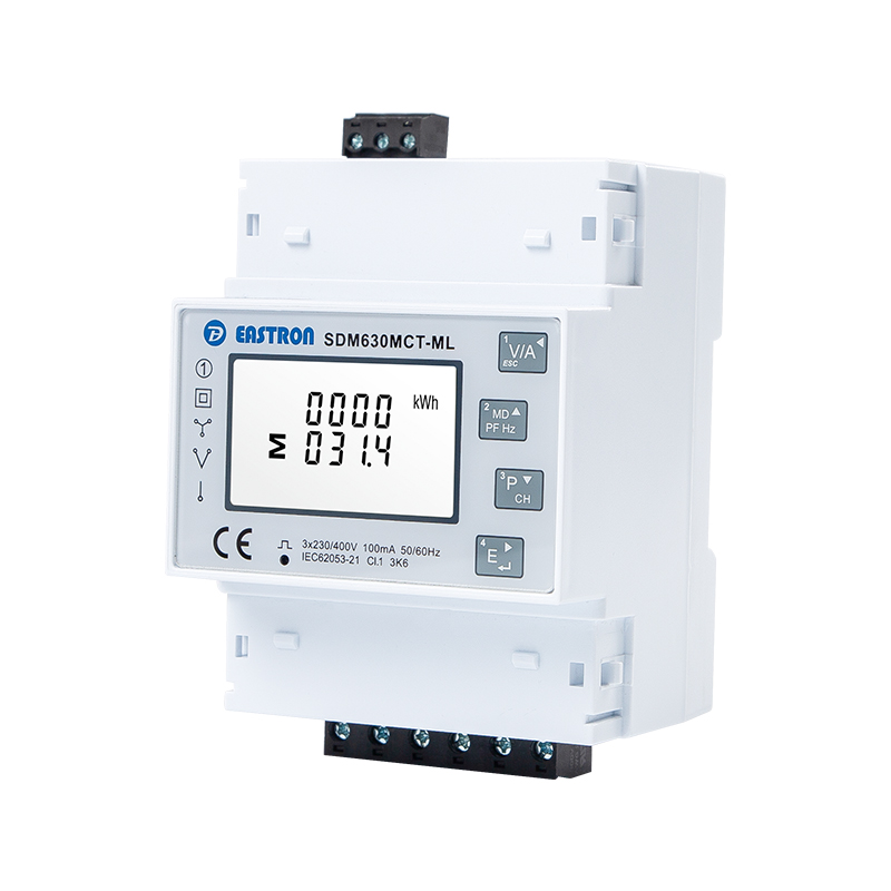 Quad Load RS485 Modbus DIN-Schiene Dreiphasen-Multifunktions-Energiezähler