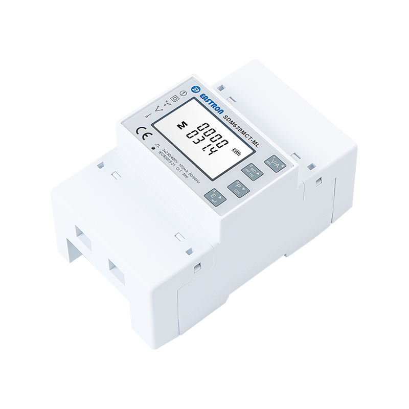 Quad-Load-CT-betriebener DIN-Schienen-Modbus-TCP-Dreiphasen-Multifunktions-Energiezähler