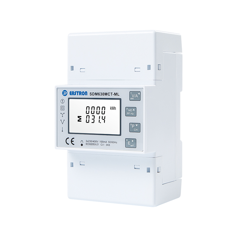 Quad Load RS485 Modbus DIN-Schiene Dreiphasen-Multifunktions-Energiezähler