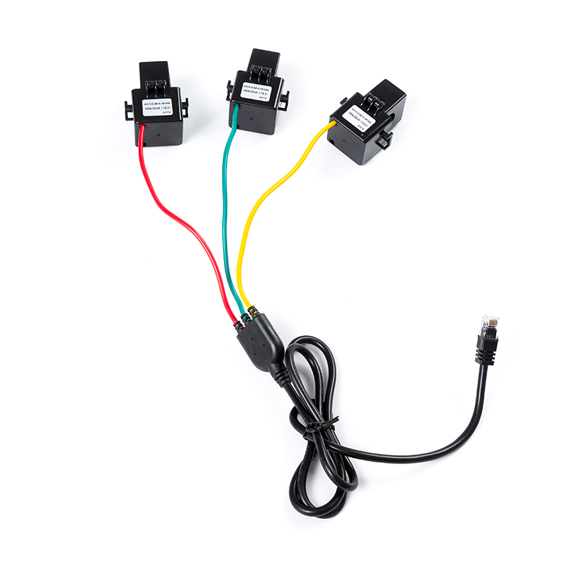 Dreiphasiger RJ12-3-mV/mA-Ausgangs-Split-Core-Stromsensor für das Easy-Click-System