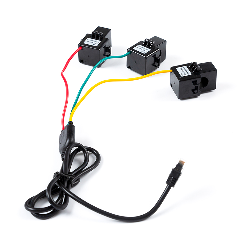 Dreiphasiger RJ12-3-mV/mA-Ausgangs-Split-Core-Stromsensor für das Easy-Click-System