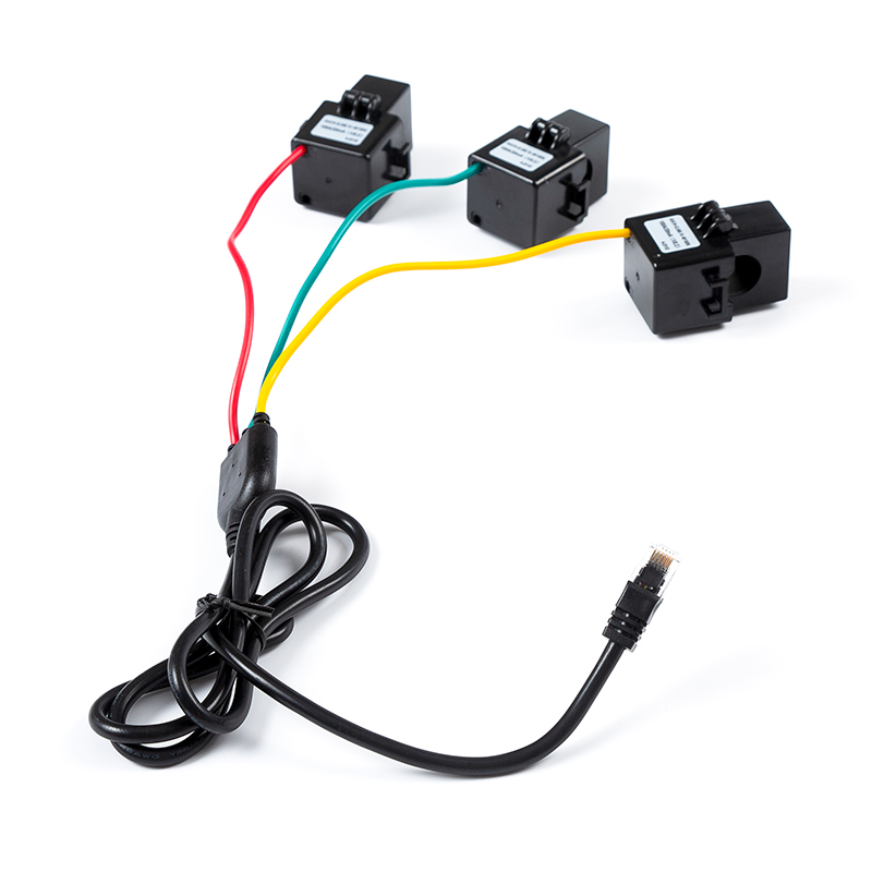 Dreiphasiger RJ12-3-mV/mA-Ausgangs-Split-Core-Stromsensor für das Easy-Click-System