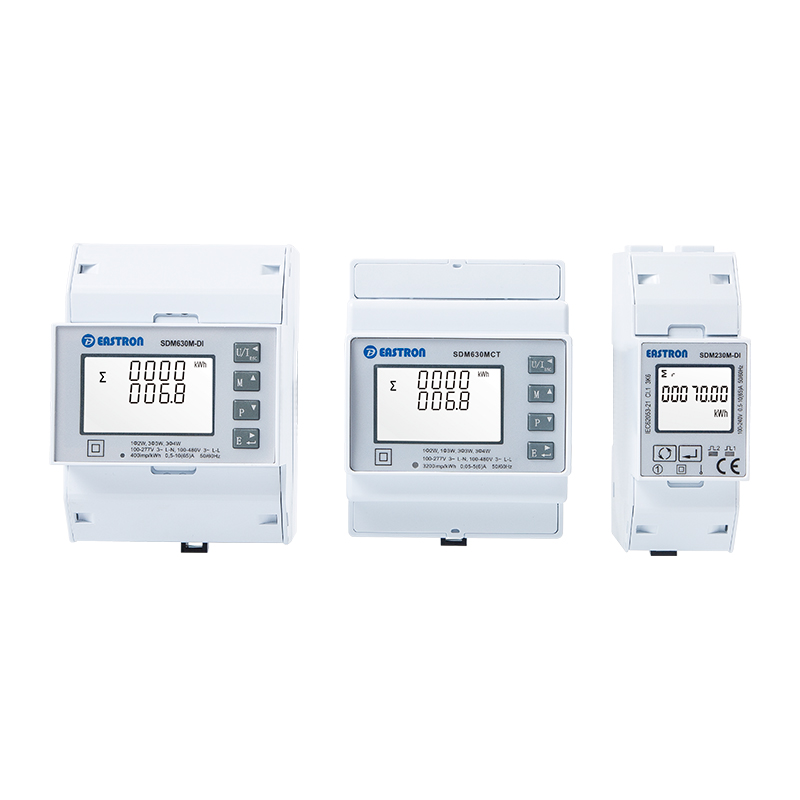 Dreiphasiger MID-Energiezähler mit RS485-Modbus-CT-Betrieb, DIN-Schiene