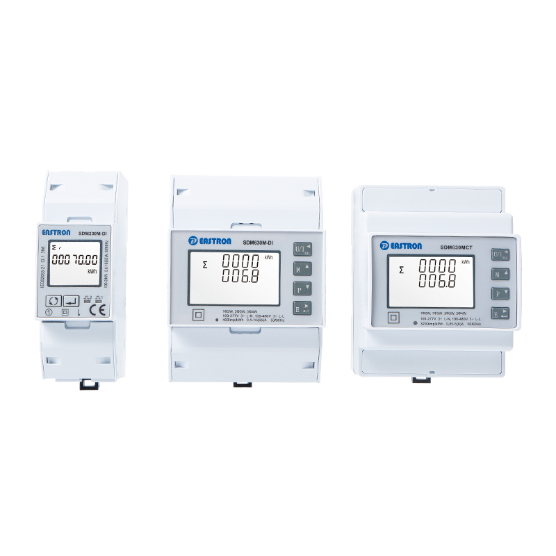 Dreiphasiger MID-Energiezähler mit RS485-Modbus-CT-Betrieb, DIN-Schiene