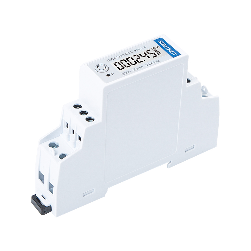 MID/RCM 100 mA CT-Eingang, DIN-Schiene, einphasiges, multifunktionales Solar-PV-/Zero-Export-Messgerät für PV-Messung