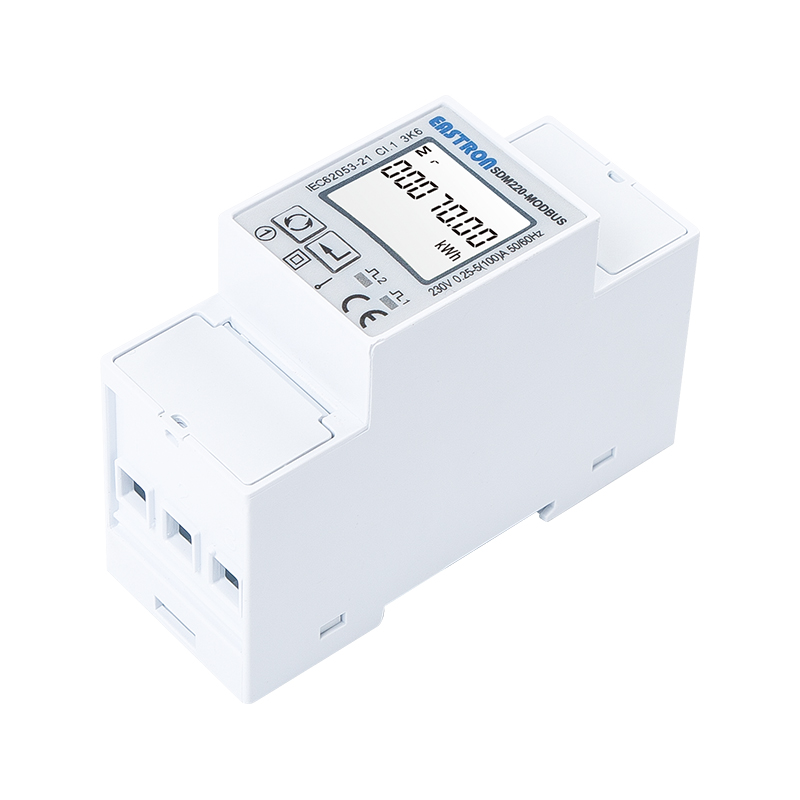 MID-zugelassenes einphasiges 100-A-DIN-Schienen-Multifunktionsmessgerät für die Lademessung von Elektrofahrzeugen