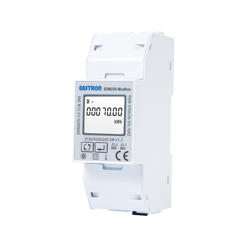 RS485 Modbus/DLT645 100A DIN-Schiene Einphasen-MID-Energiezähler 