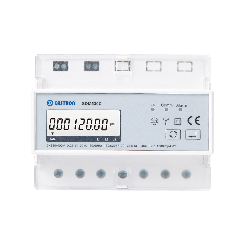 Dreiphasiger MID-Energiezähler mit RS485-Modbus-Fernbedienung und integriertem Relais