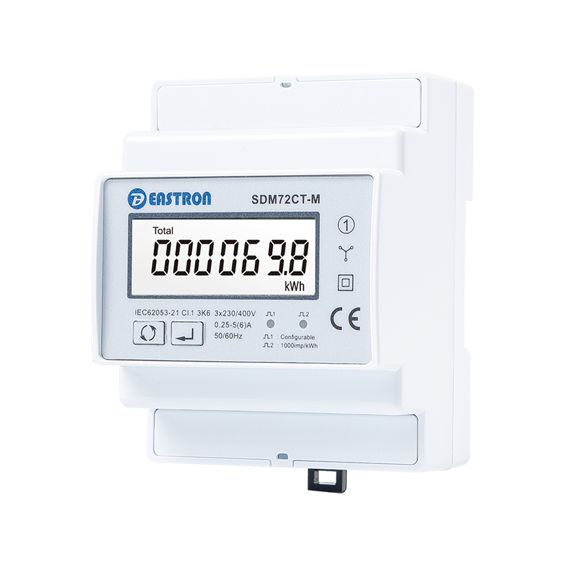 RS485 Modbus CT Typ DIN-Schiene Dreiphasen-Multifunktions-Energiezähler