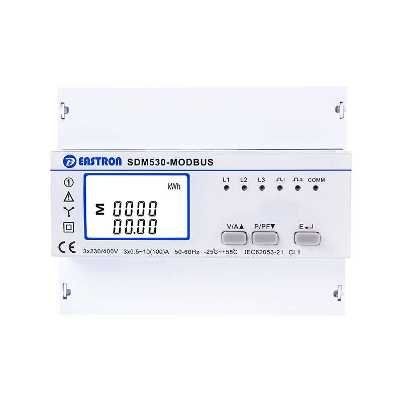 Dreiphasiger Multifunktions-Energiezähler mit RS485 Modbus RTU