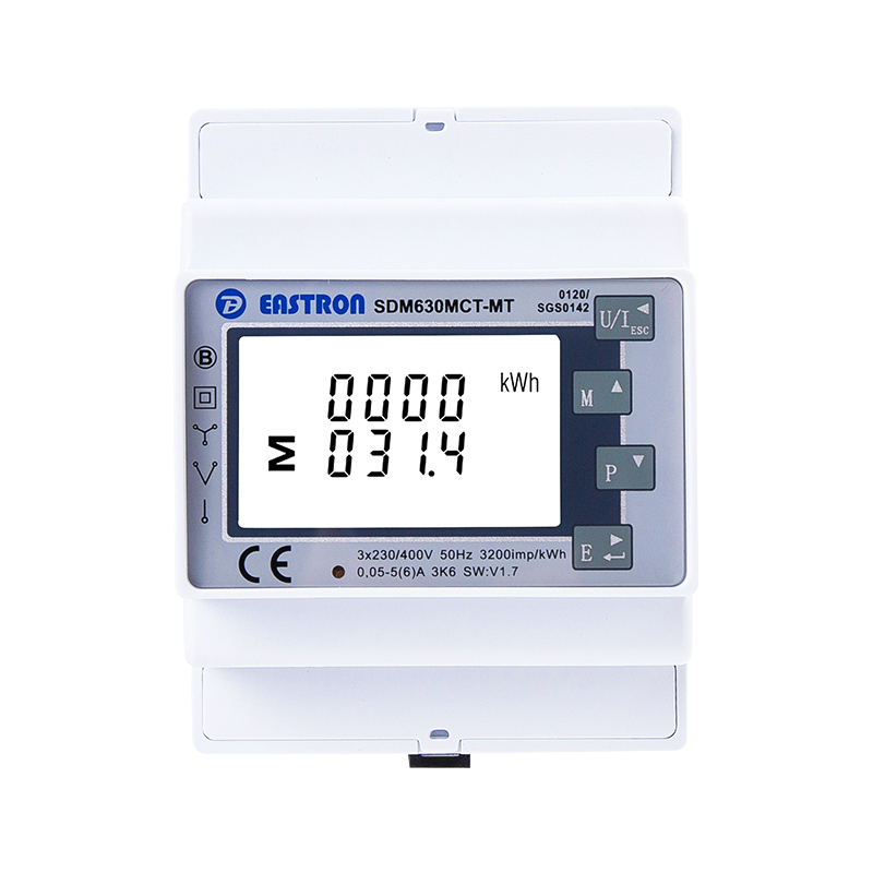 Mehrtarif-RS485-Modbus-CT-Typ-DIN-Schienen-Dreiphasen-Multifunktions-Energiezähler