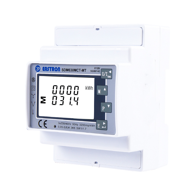 Mehrtarif-RS485-Modbus-CT-Typ-DIN-Schienen-Dreiphasen-Multifunktions-Energiezähler