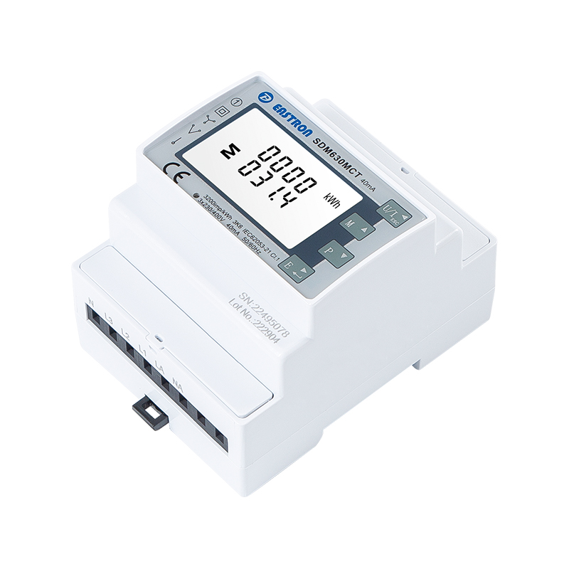 RS485 40mA CT-betriebener dreiphasiger Multifunktions-Energiezähler auf DIN-Schiene