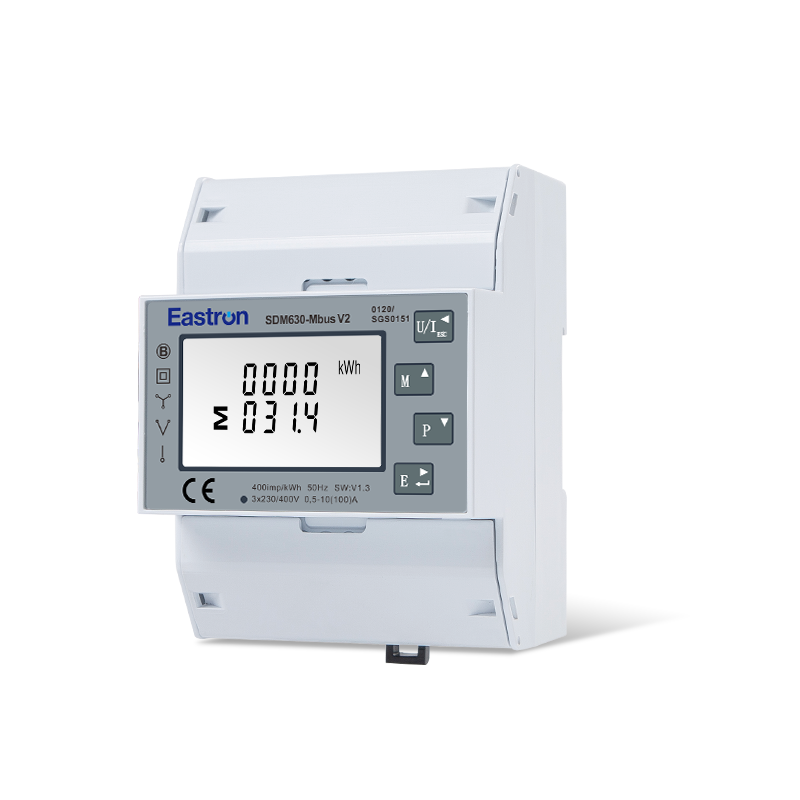 RS485 Modbus 100A DIN-Schiene Dreiphasen-MID-Energiezähler