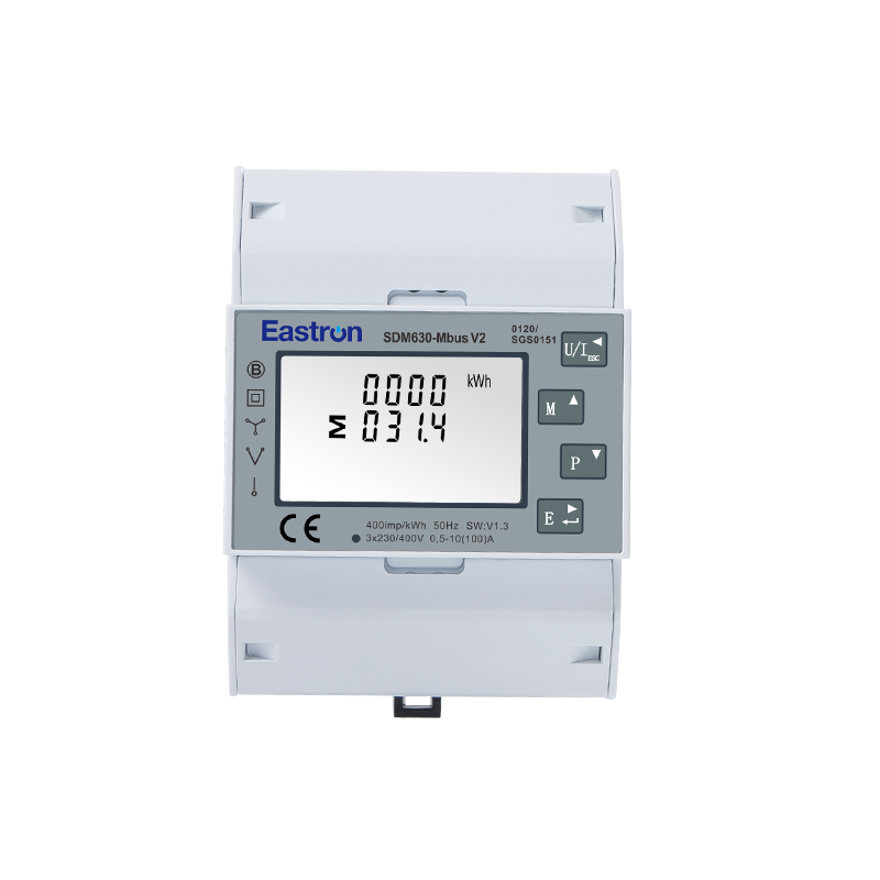 RS485 Modbus 100A DIN-Schiene Dreiphasen-MID-Energiezähler