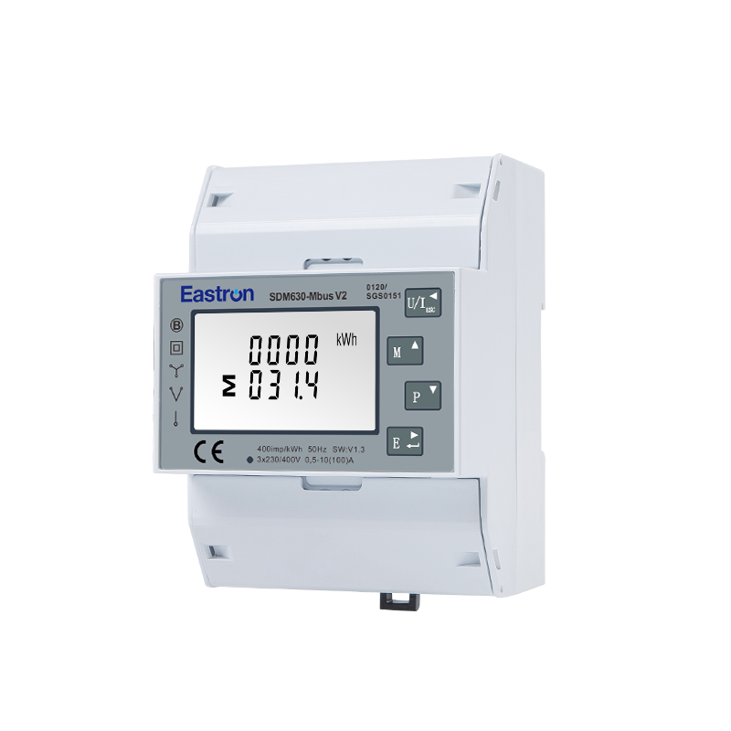 RS485 Modbus 100A DIN-Schiene Dreiphasen-MID-Energiezähler