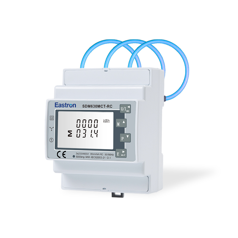 Rogowski Coil Connect RS485 Modbus Din Rail Dreiphasen-Multifunktions-Energiezähler