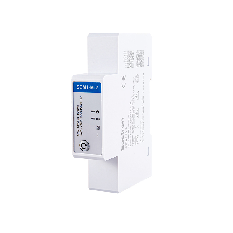 RS485 DIN RAIL Ein -Phase -Energiemessgerät mit CT -Verbindung