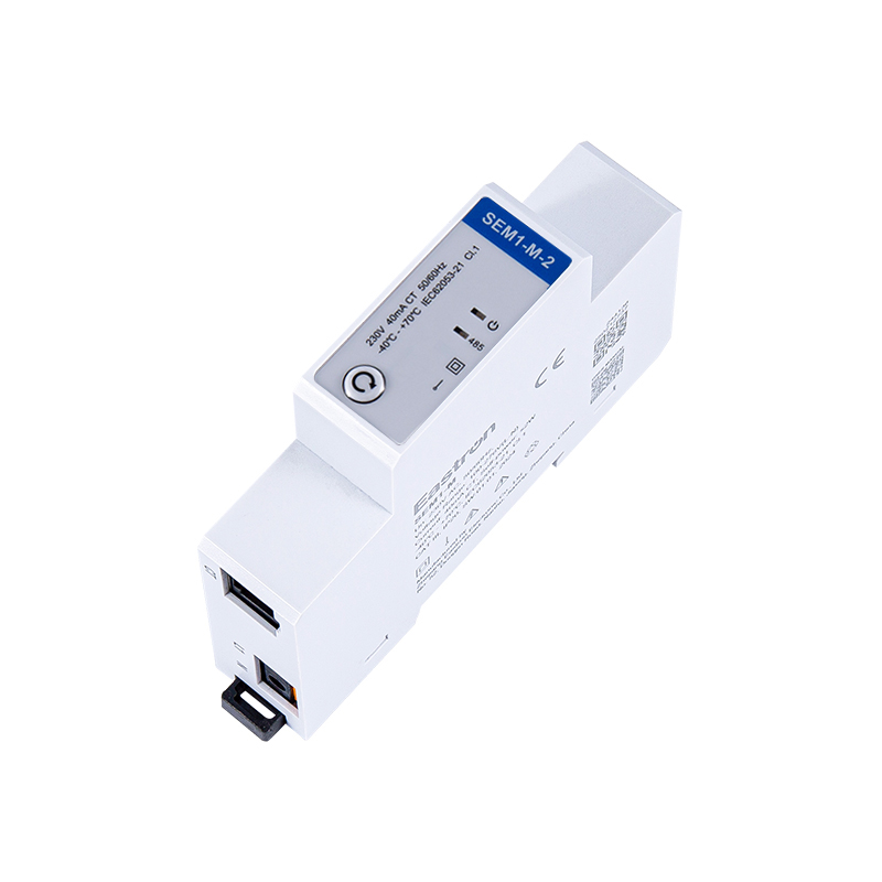 RS485 DIN RAIL Ein -Phase -Energiemessgerät mit CT -Verbindung