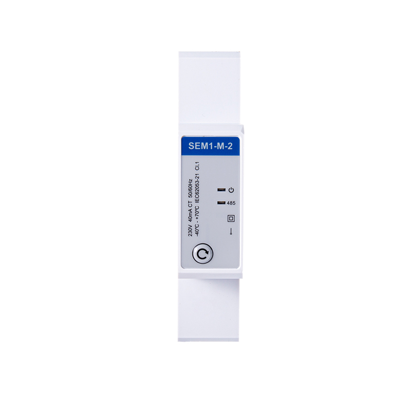 RS485 DIN RAIL Ein -Phase -Energiemessgerät mit CT -Verbindung