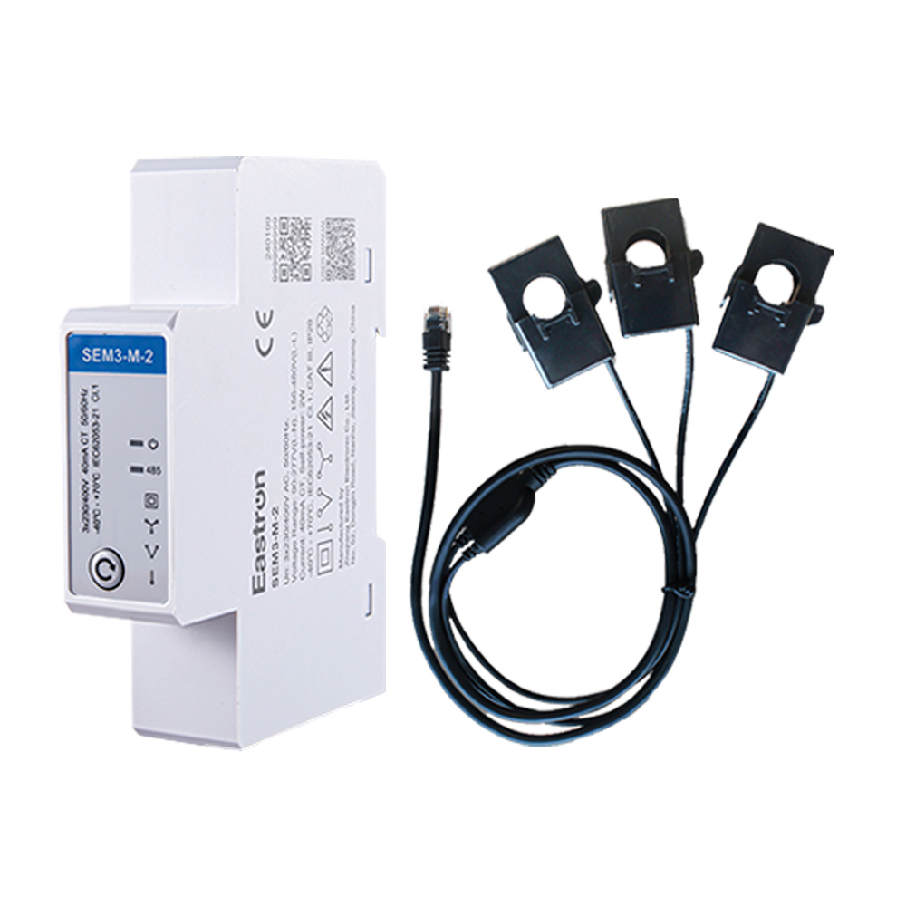 DIN-Schienentyp RS485 Modbus drei Phasen-Mulit-Funktionen Energiemessgerät mit CT-Verbindung