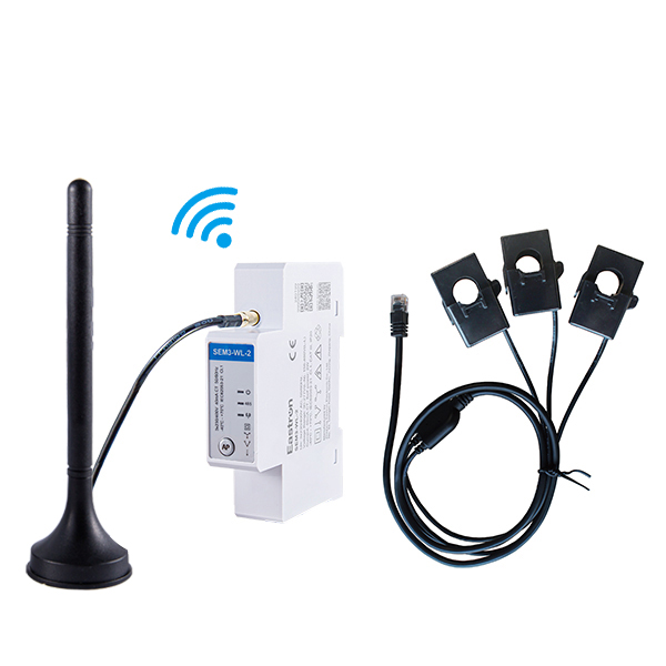 DIN RAIL DREI-Phase-Multifunktions-WiFi-Energiemeter mit 3 in 1 ct