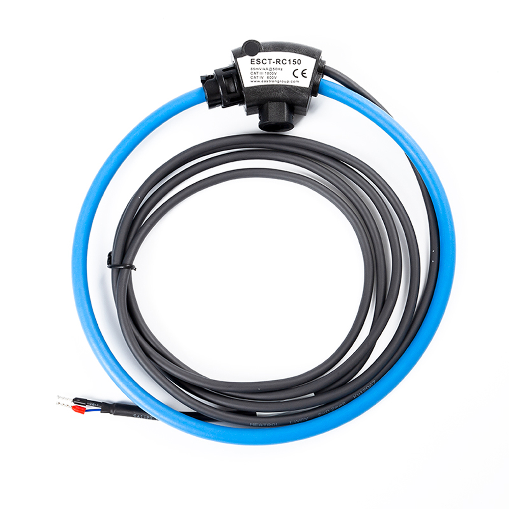 Ø8 Flexible Rogowski-Spule, befestigt mit Kabelbindern