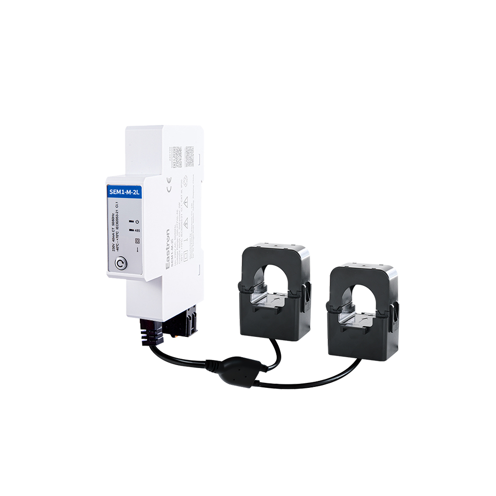CT Typ RS485 Zweikanaliger einphasiger DIN-Schienen-Energiezähler für PV-Messung