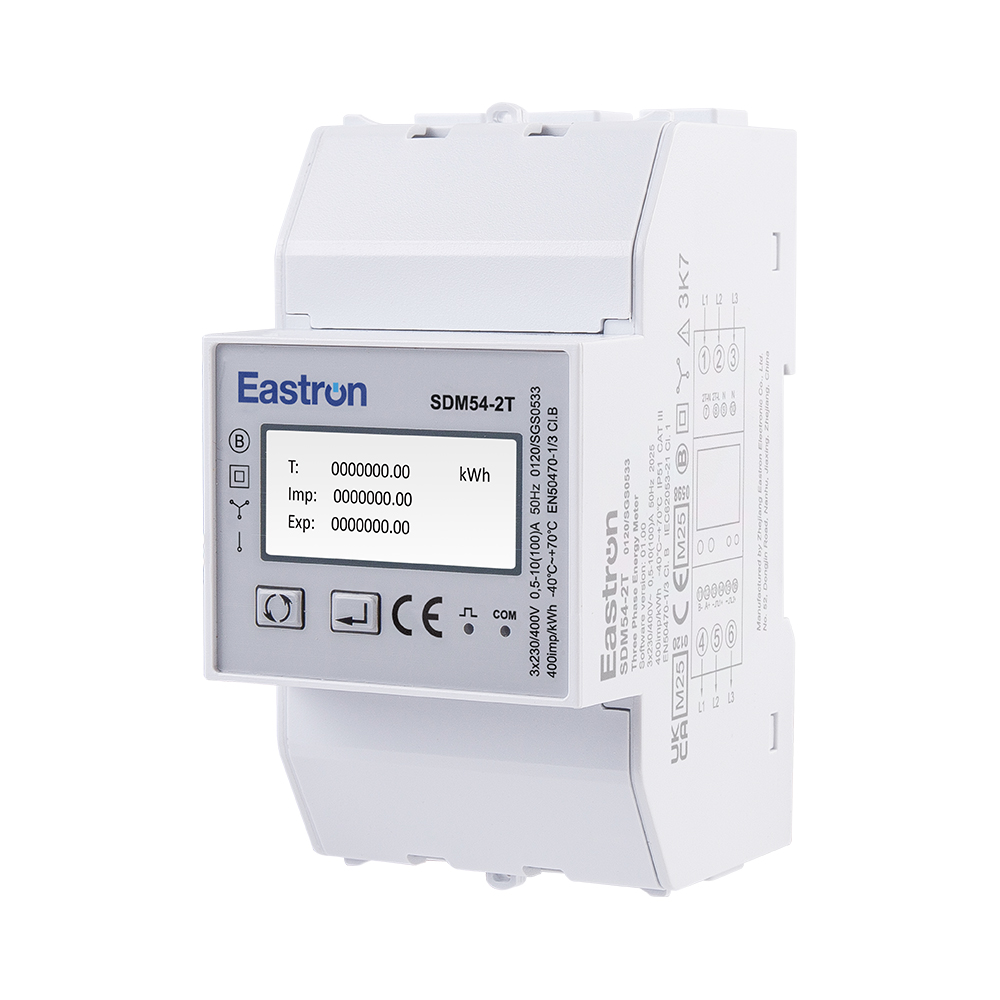 3 Module Dual Tarif RS485 DIN-Schiene Dreiphasen-Multifunktions-Energiezähler