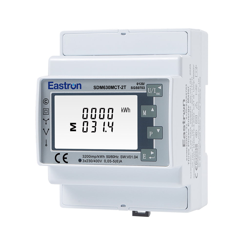 Dual-Tarif-RS485-Modbus-CT-betriebener Din-Schienen-Dreiphasen-MID-Energiezähler