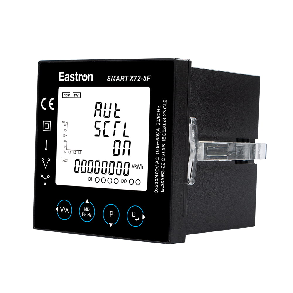 RS485 Modbus 72x72 Panelmontierter Multifunktions-Leistungsanalysator